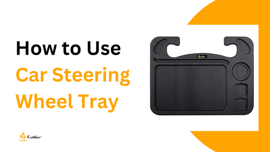How to use Car Steering Wheel Tray 