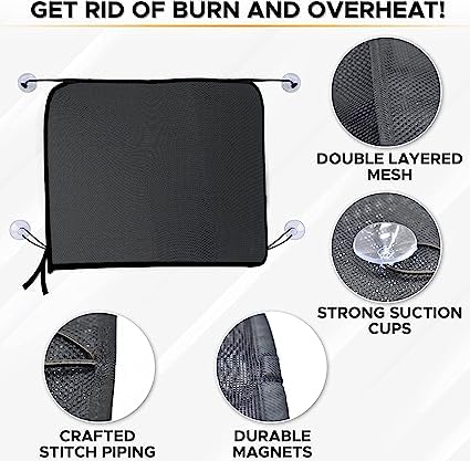 Magnetic Car Sun Shade for Baby providing UV protection