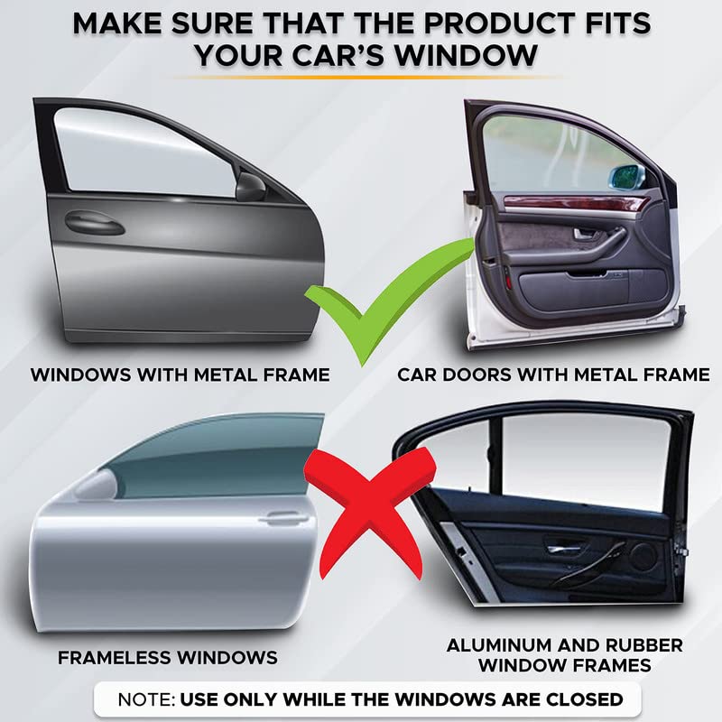 EcoNour Magnetic Car Sun Shade for Baby travel accessory