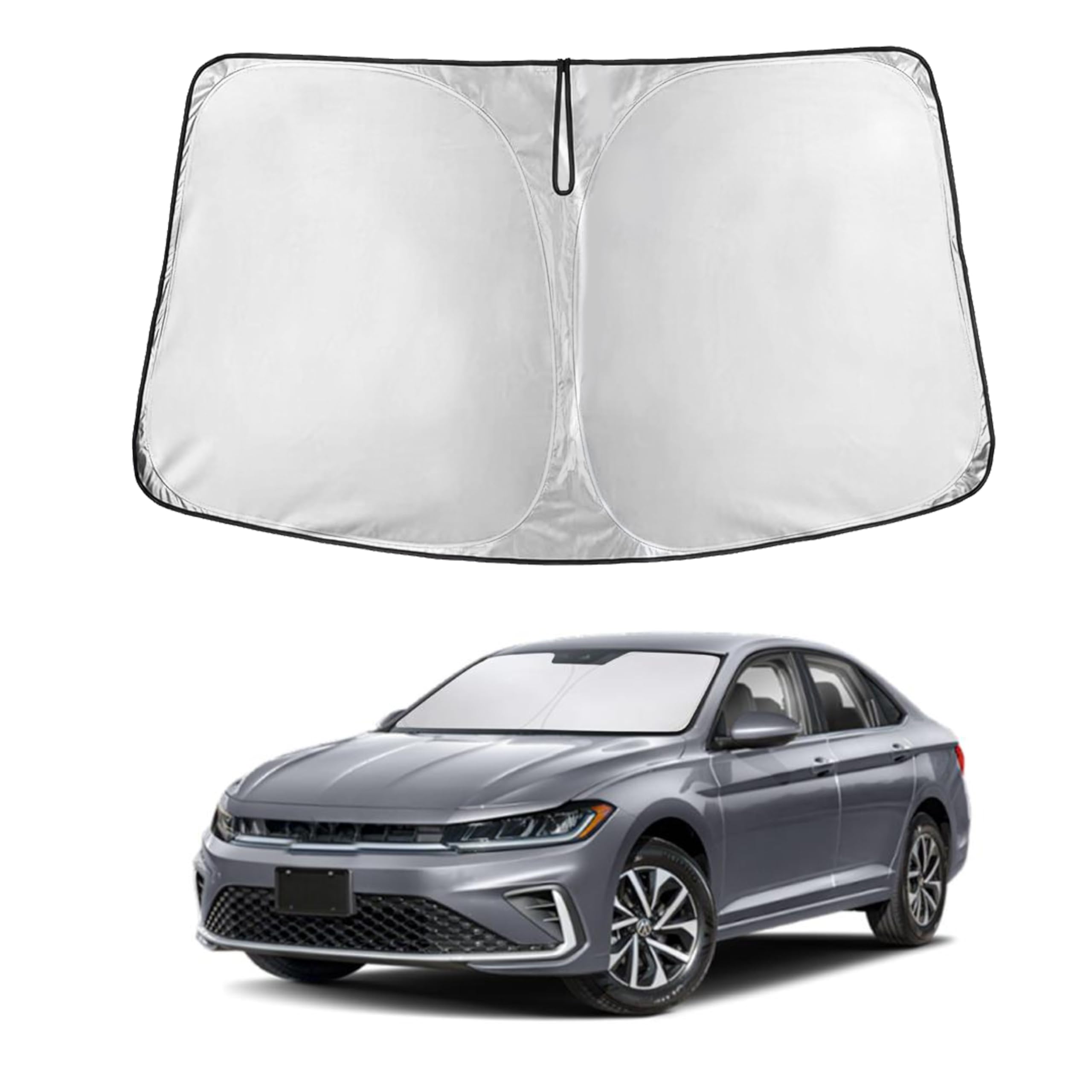 EcoNour Windshield Sunshade for Volkswagen VW Jetta 2019-2024 2025 2026, Sun ...