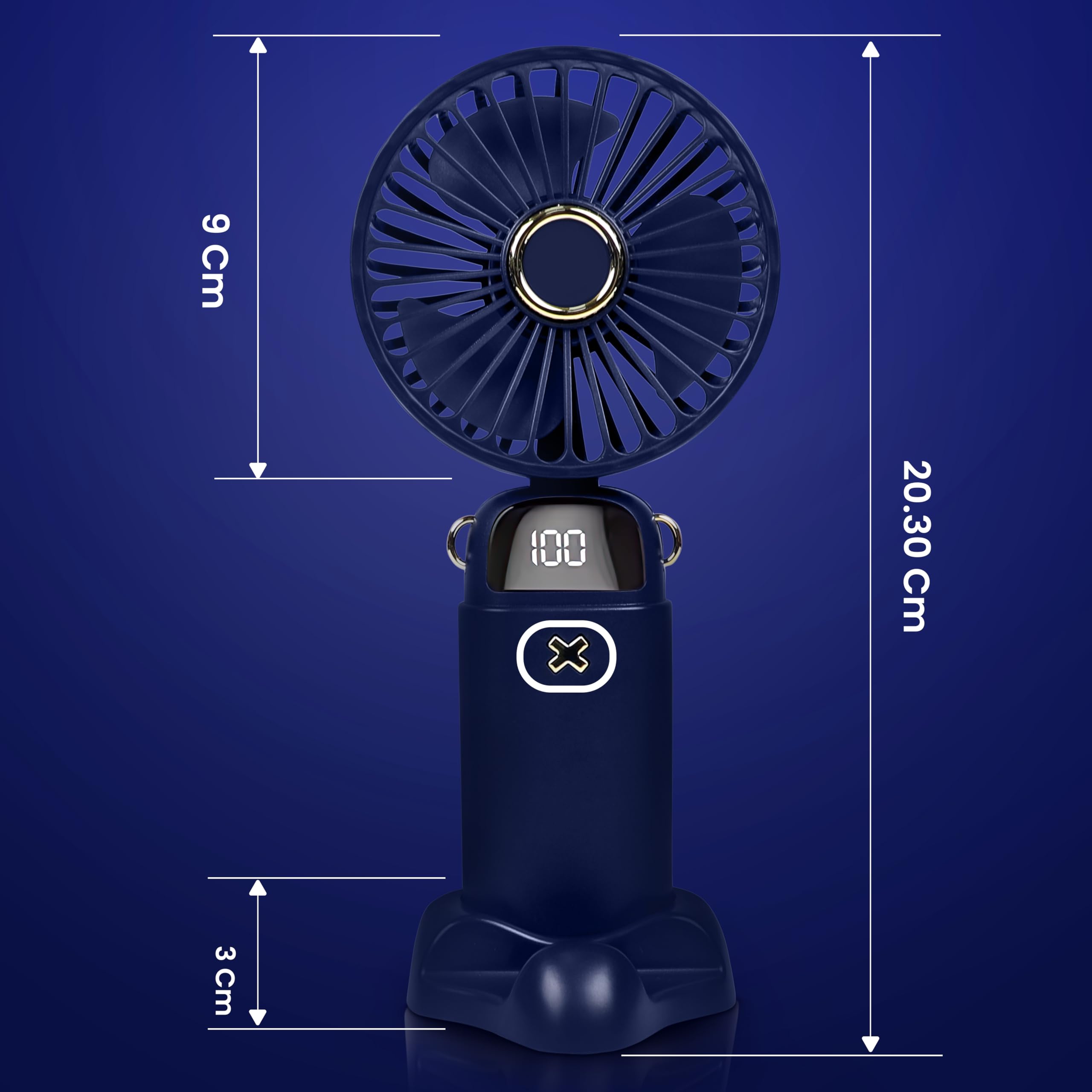 Portable Handheld Fan – EcoNour Personal Cooling Fan with Adjustable Speeds