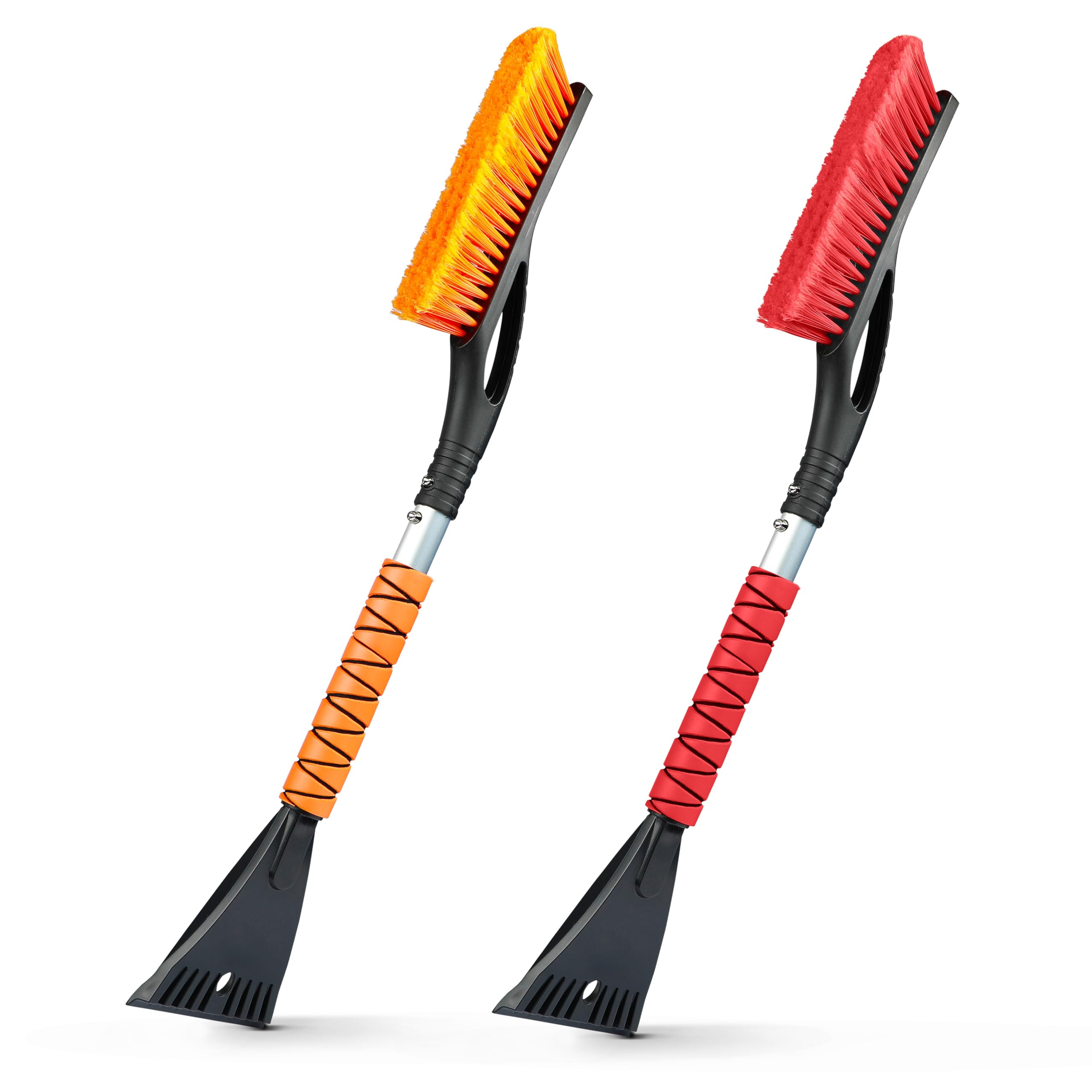 27 inch car snow brush and ice scraper EcoNour 2 pack