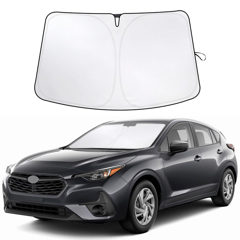 Subaru Impreza Windshield Sunshade (2017–2025) blocks UV rays and heat.