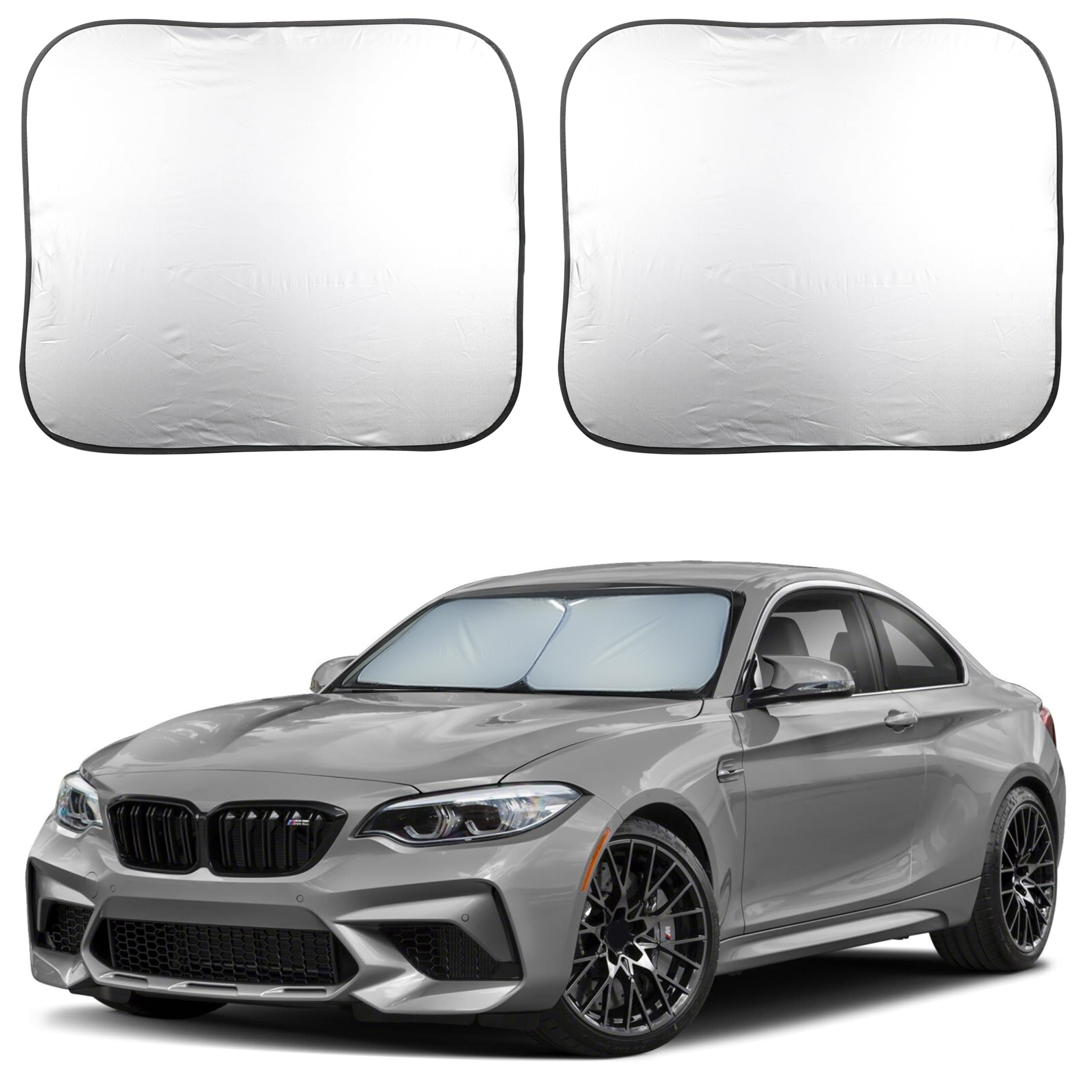 Car Windshield Sun Shade Foldable | EcoNour Medium 28"x31" Blocks UV & Heat