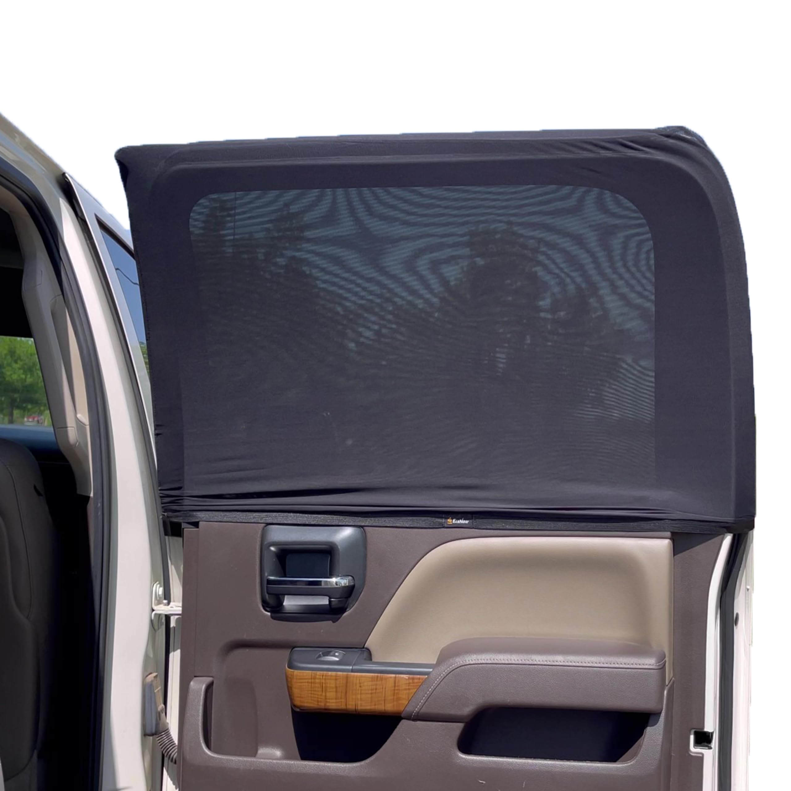 Car Side Window Sun Shade | EcoNour 2-Pack XL 40"x24" Mesh Sun & Privacy Protection