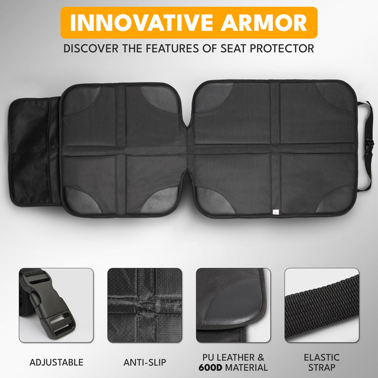 Universal Child Car Seat Protector Fits Cars, SUVs, Trucks