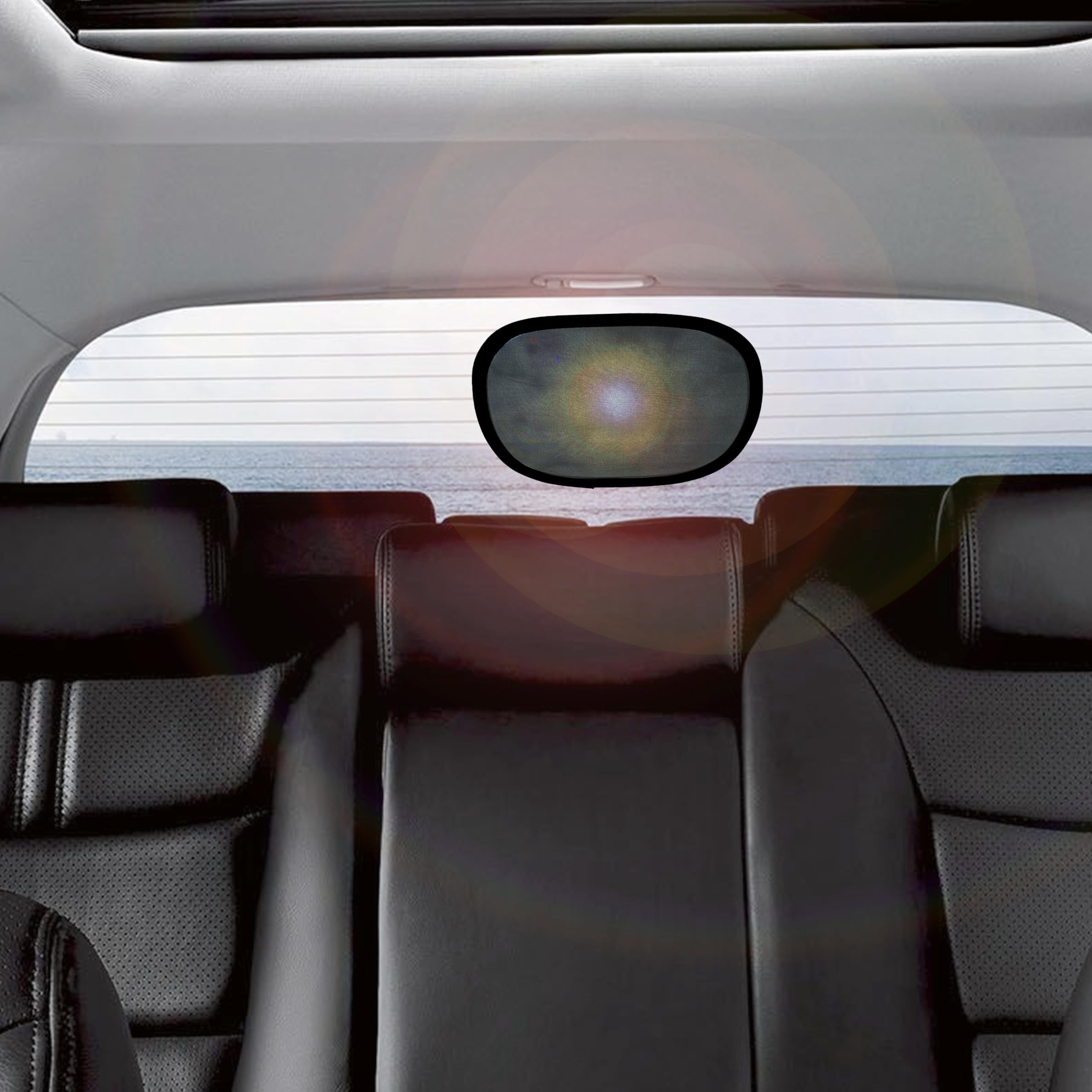 Easy Install Miniature Static Cling Window Shade for Windshield