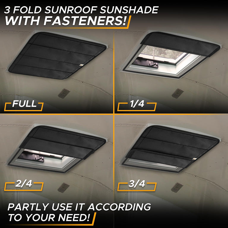 Durable RV Skylight Window Shade for camper, trailer, and motorhome use