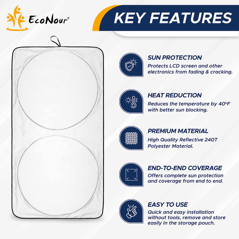 RV Windshield Sunshade – Sun Protection for RV Dashboard & Interior