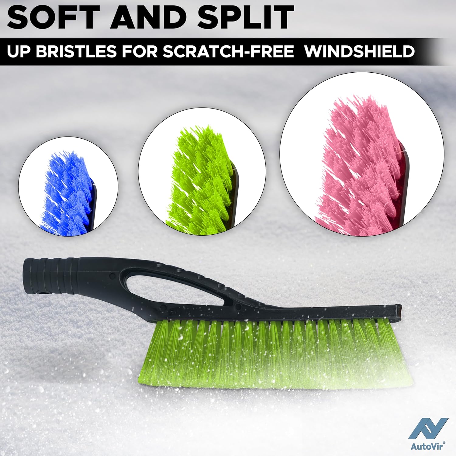 27" Snow Brush and Ice Scrapers – Car Windshield and Window Snow Cleaning Kit