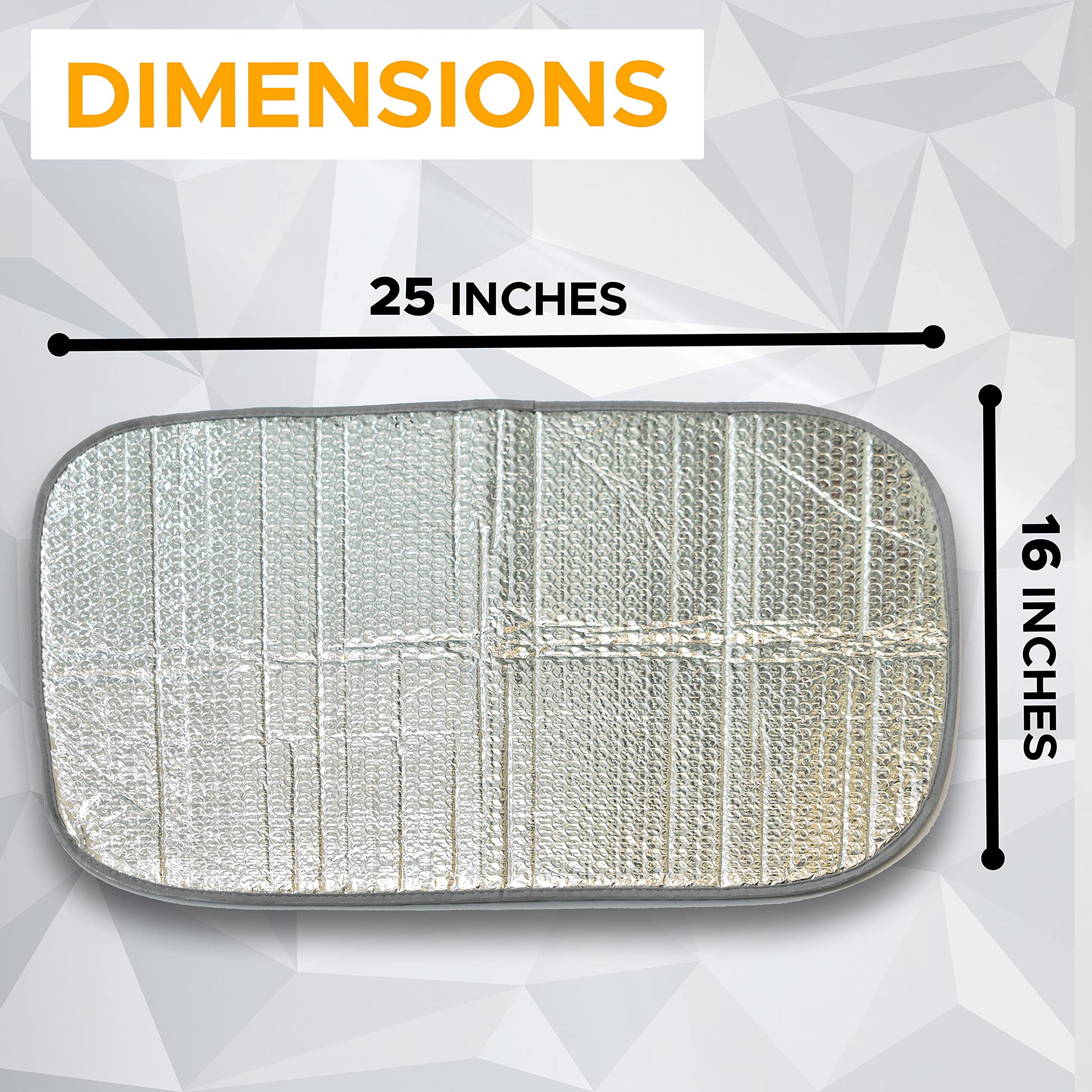 Foldable RV Window Shade blackout cover for trailer door and camper windows