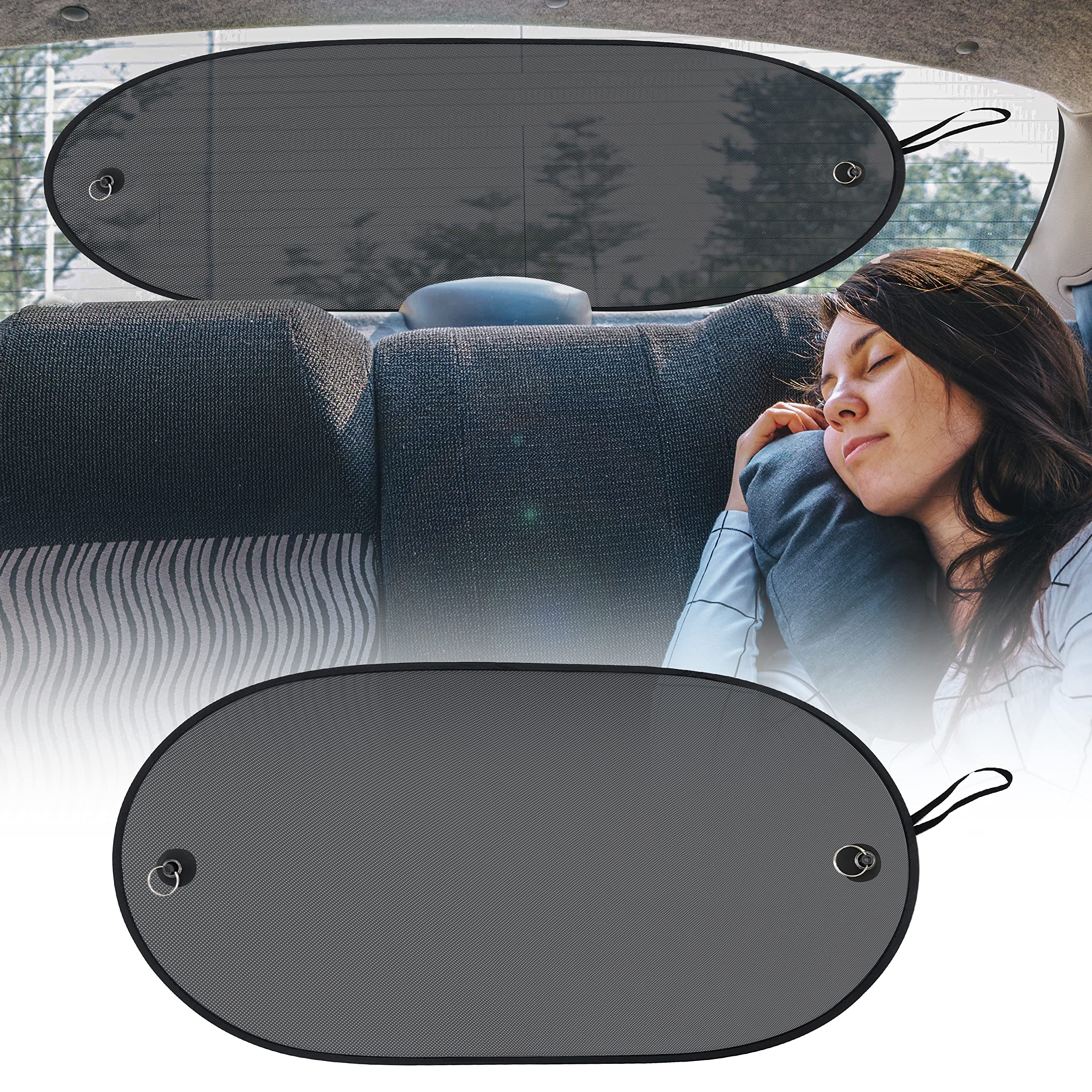 EcoNour Rear Window Sun Shade Small 30"x15" for cars