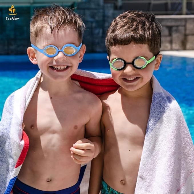 Swimming Goggles For Kids (2 Pack)