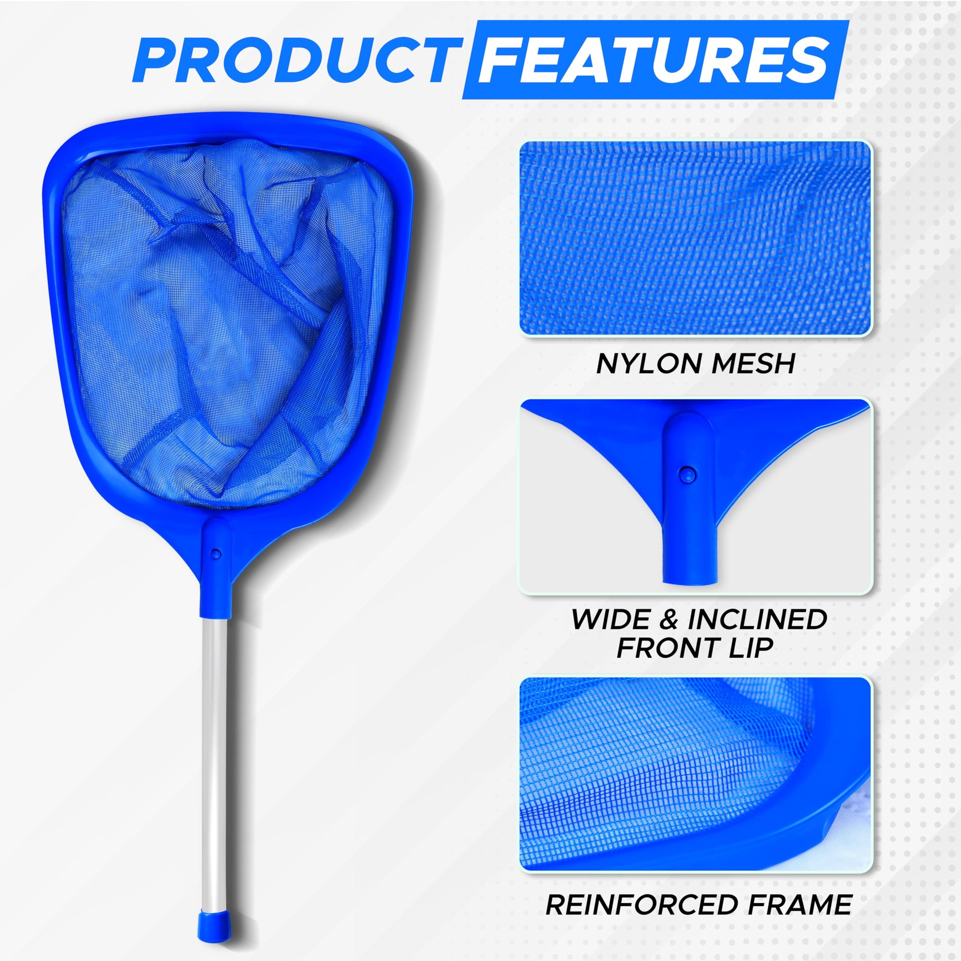 EcoNour Skimmer Net with Pole